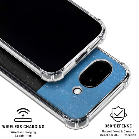 Estonia Flag Distressed Google Pixel 9a Clear Case